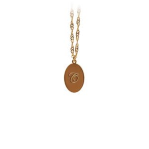 Encomenda - Colar Pingente Personalizado Inicial