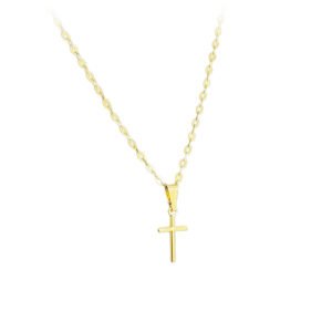 Colar Crucifixo Corrente Cadeado